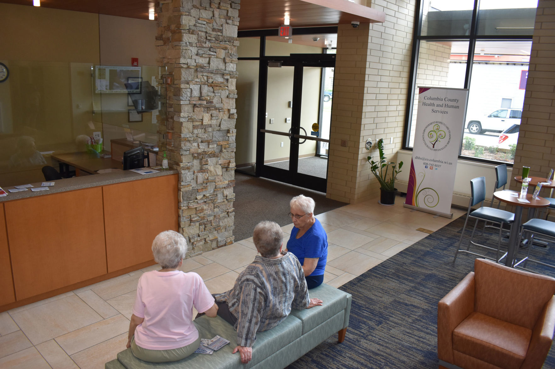 Columbia County dedication HHs lobby